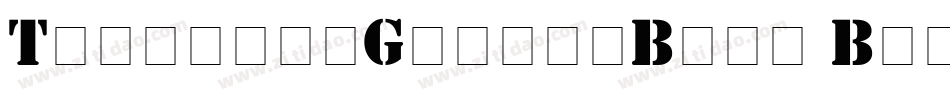 TemplateGothicBold Bold字体转换